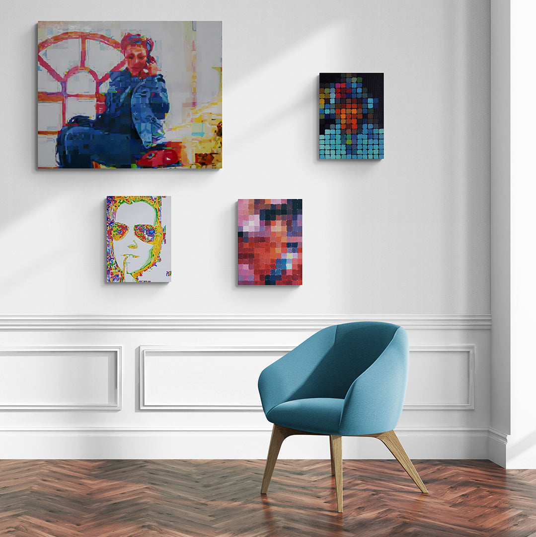Pixel & Portraits - Original Paintings
