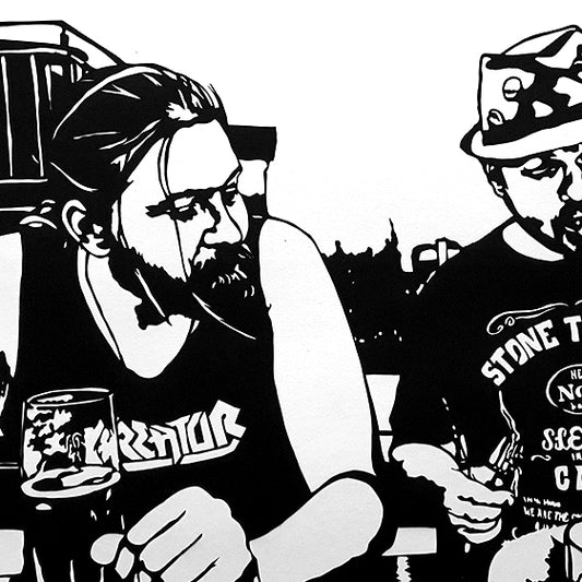 I want to eat your chicken 1 - Paper Cut - LailaSeidel