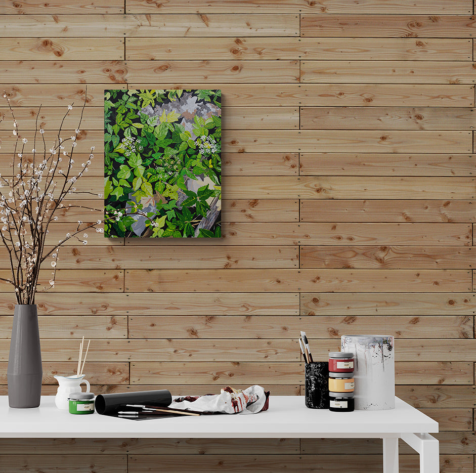 Norwegian Wood 1 - Original Painting - LailaSeidel