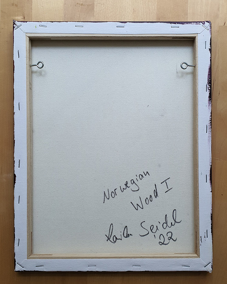 Norwegian Wood 1 - Original Painting - LailaSeidel