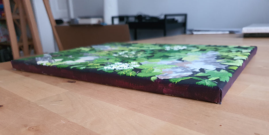 Norwegian Wood 1 - Original Painting - LailaSeidel