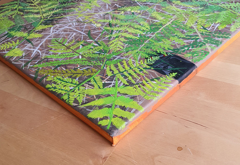 Norwegian Wood 2 - Original Painting - LailaSeidel