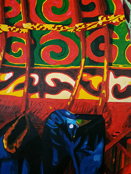 Yurta 1 - Original Painting - LailaSeidel