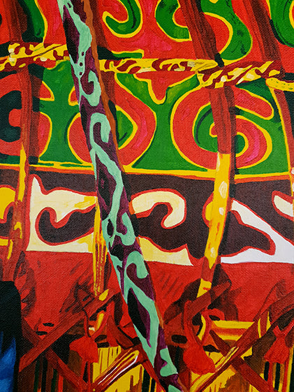 Yurta 1 - Original Painting - LailaSeidel