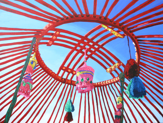 Yurta 2 - Original Painting - LailaSeidel