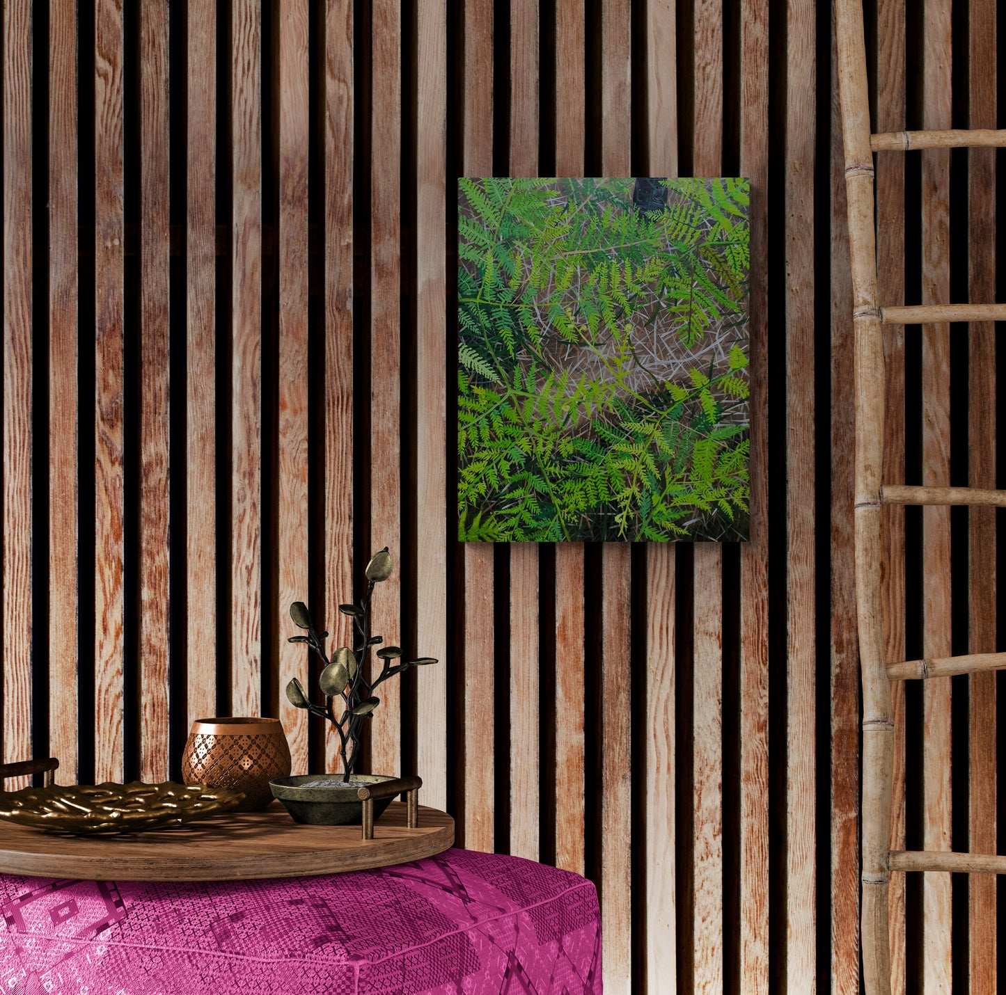Norwegian Wood 2 - Original Painting - LailaSeidel