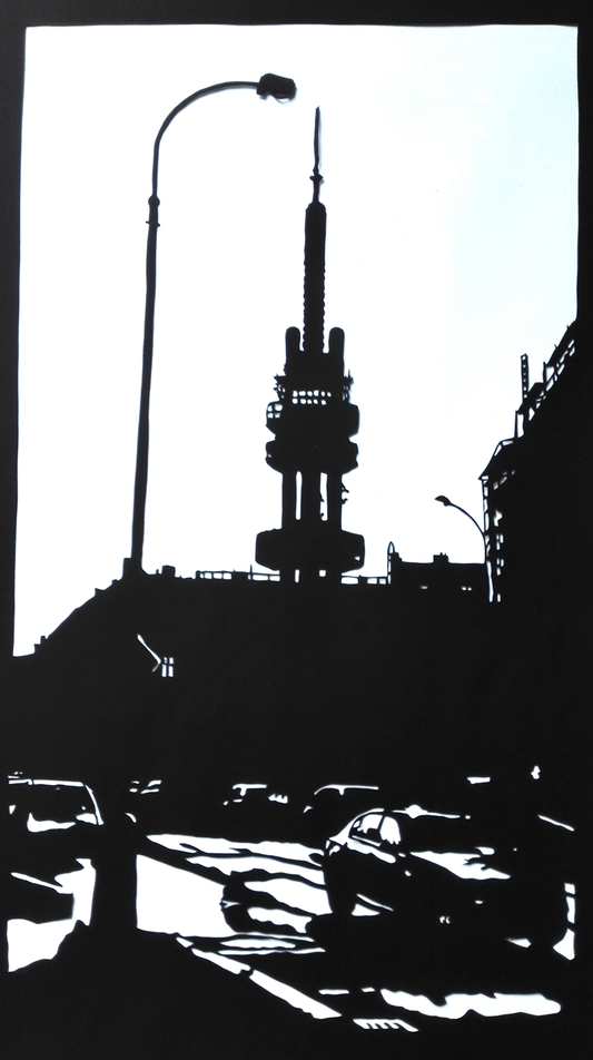 Fernsehturm (TV Tower) - Paper Cut