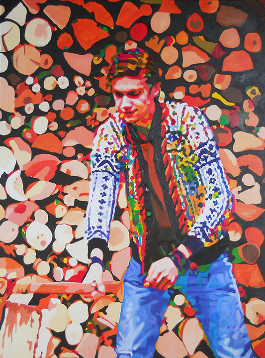 Holz (Wood) - Original Painting - LailaSeidel