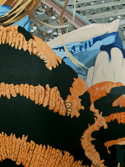 Luba 2 - Original Painting - LailaSeidel