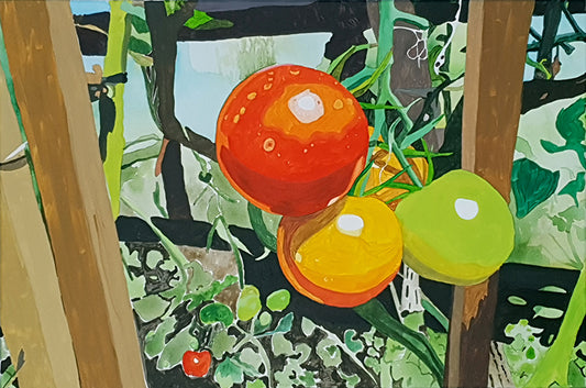 Tomatoes - Original Painting - LailaSeidel