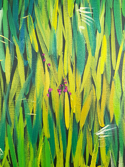 Wildwuchs / Wild Growth 1  - Original Painting - LailaSeidel